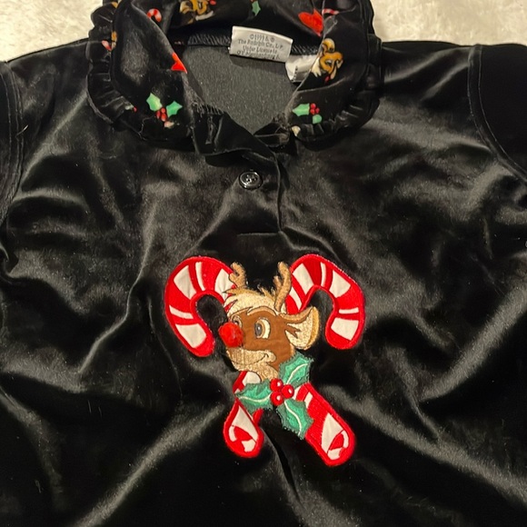 Rudolph the red nosed reindeer pajamas set 6x EUC - Picture 2 of 6